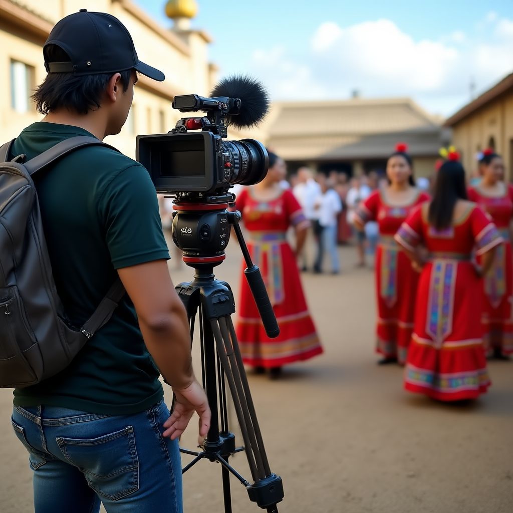 Documentación de festival en comunidad indígena