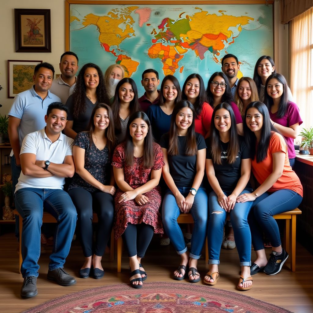 Equipo de EcuFiestas trabajando en la preservación cultural