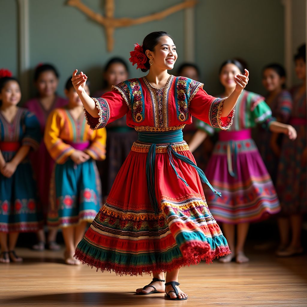 Instructor de danzas tradicionales ecuatorianas