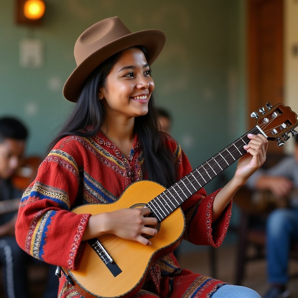 Instructor de música tradicional ecuatoriana
