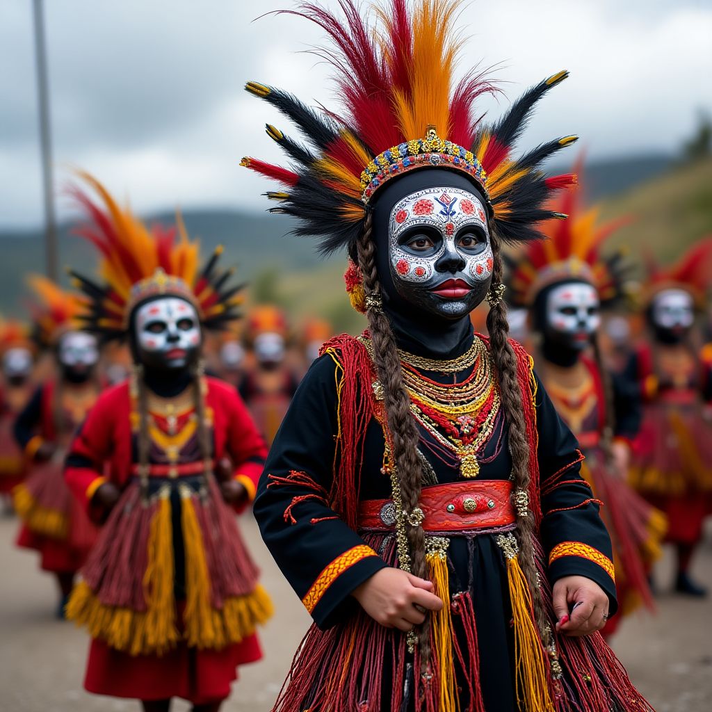 Festival de La Mama Negra en Latacunga